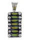 Turquoise And Authentic Sterling Silver Pendant RX95303